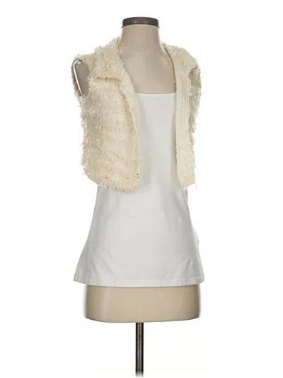 Pre-owned Assorted Brands Cardigan Sweater In Ivory