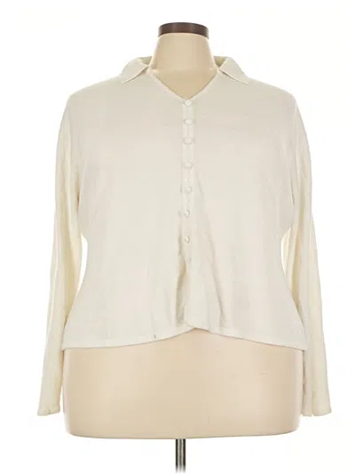 Pre-owned Assorted Brands Cardigan Sweater In Ivory