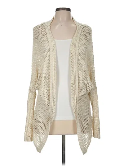 Pre-owned Assorted Brands Cardigan Sweater In Ivory