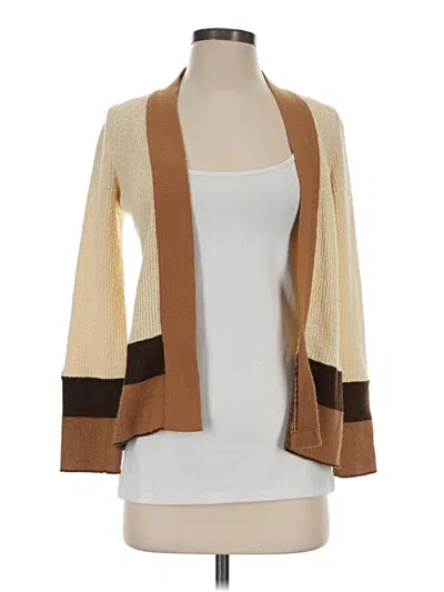Pre-owned Assorted Brands Cardigan Sweater In Ivory