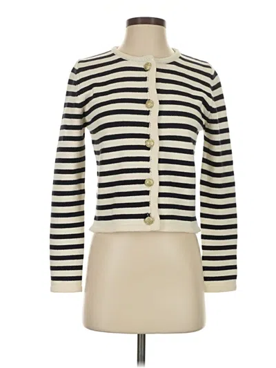 Pre-owned Assorted Brands Cardigan Sweater In Ivory
