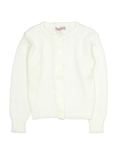 Pre-owned Assorted Brands Kids' Cardigan Sweater In Ivory