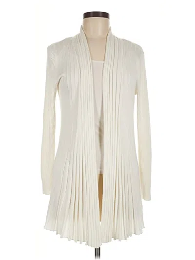 Pre-owned Assorted Brands Cardigan Sweater In Ivory