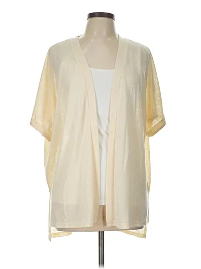 Pre-owned Assorted Brands Cardigan Sweater In Ivory