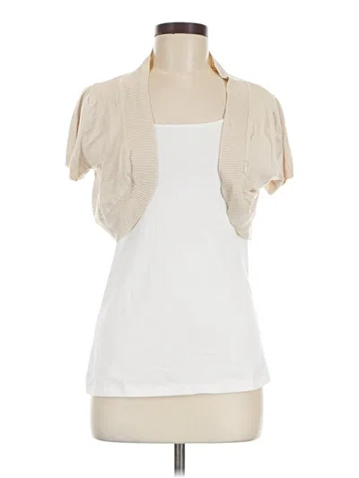 Pre-owned Assorted Brands Cardigan Sweater In Ivory