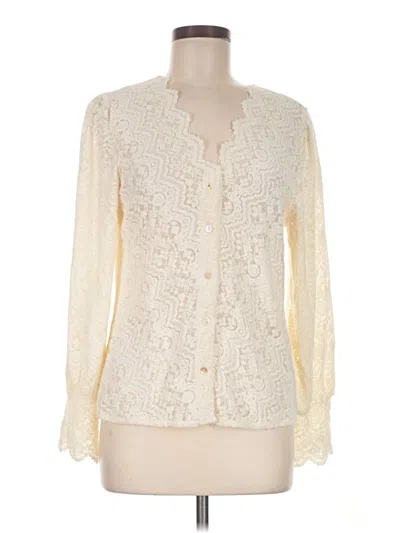 Pre-owned Assorted Brands Cardigan Sweater In Ivory