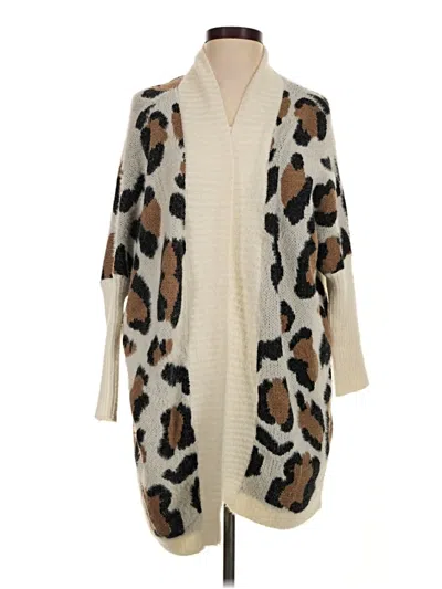 Pre-owned Assorted Brands Cardigan Sweater In Ivory