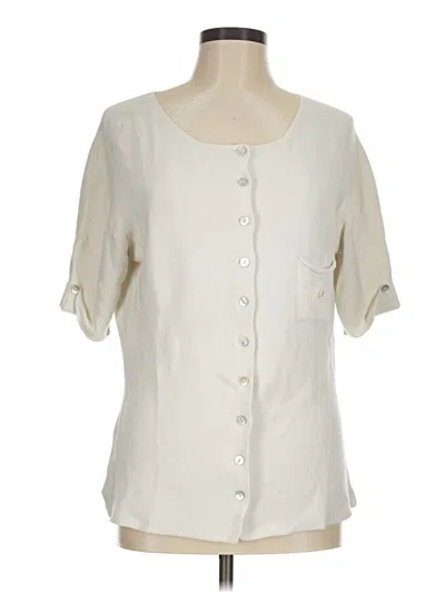 Pre-owned Assorted Brands Cardigan Sweater In Ivory