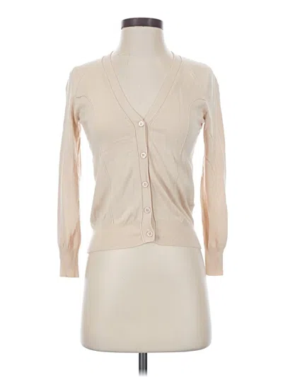 Pre-owned Assorted Brands Cardigan Sweater In Ivory