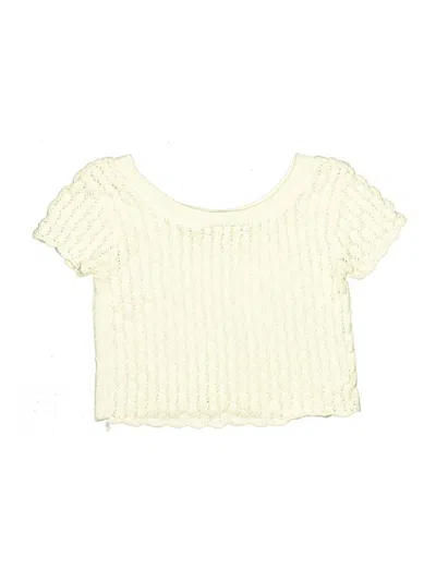 Pre-owned Assorted Brands Kids' Cardigan Sweater In Ivory