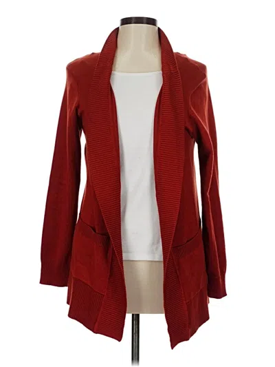 Pre-owned Assorted Brands Cardigan Sweater In Orange