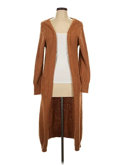 Pre-owned Assorted Brands Cardigan Sweater In Orange