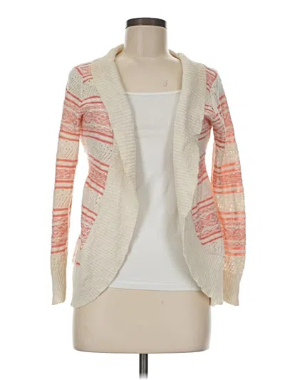 Pre-owned Assorted Brands Cardigan Sweater In Orange