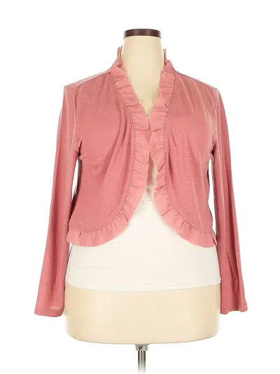 Pre-owned Assorted Brands Cardigan Sweater In Pink