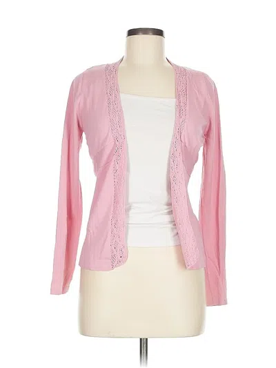 Pre-owned Assorted Brands Cardigan Sweater In Pink