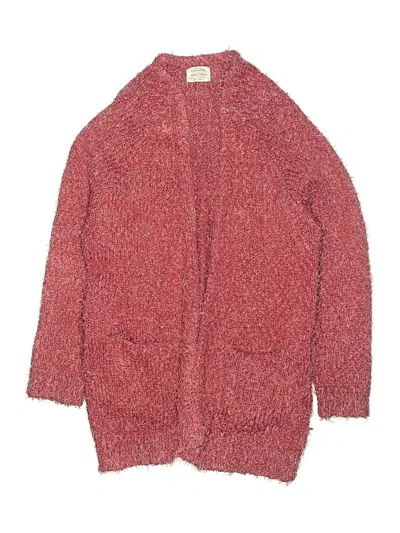 Pre-owned Assorted Brands Kids' Cardigan Sweater In Pink