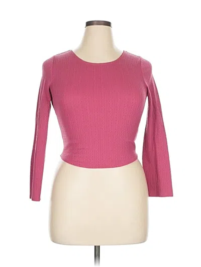 Pre-owned Assorted Brands Cardigan Sweater In Pink