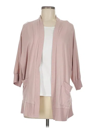 Pre-owned Assorted Brands Cardigan Sweater In Pink