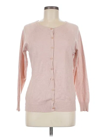 Pre-owned Assorted Brands Cardigan Sweater In Pink