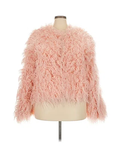 Pre-owned Assorted Brands Cardigan Sweater In Pink