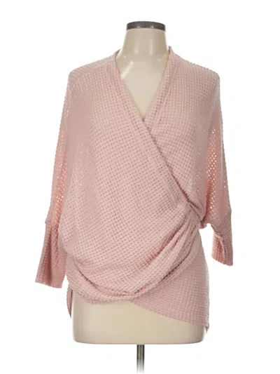 Pre-owned Assorted Brands Cardigan Sweater In Pink