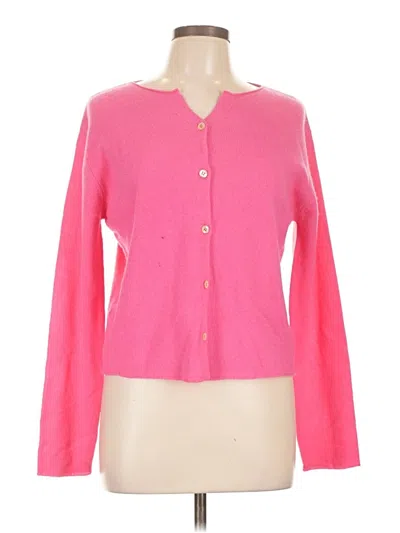 Pre-owned Assorted Brands Cardigan Sweater In Pink