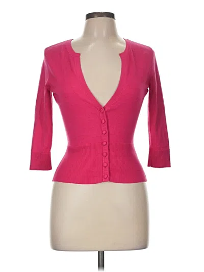 Pre-owned Assorted Brands Cardigan Sweater In Pink