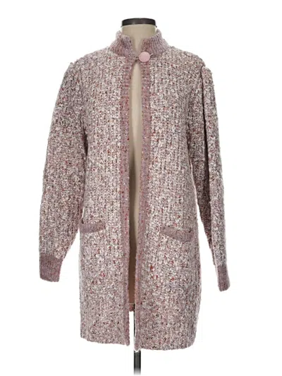 Pre-owned Assorted Brands Cardigan Sweater In Pink