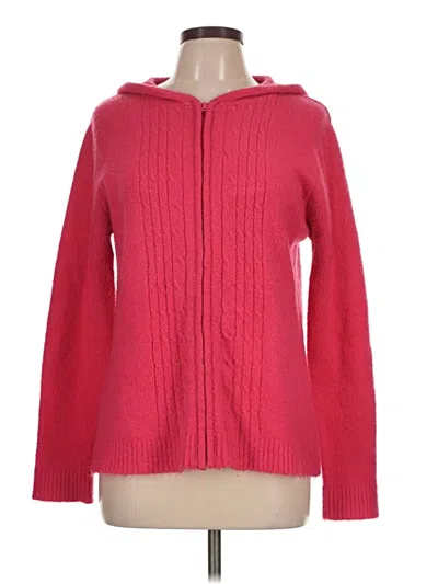 Pre-owned Assorted Brands Cardigan Sweater In Pink