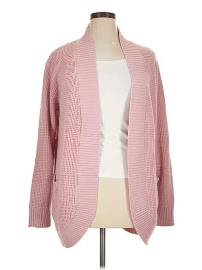Pre-owned Assorted Brands Cardigan Sweater In Pink
