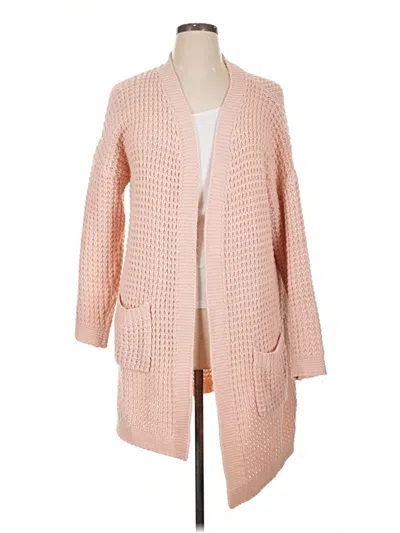 Pre-owned Assorted Brands Cardigan Sweater In Pink