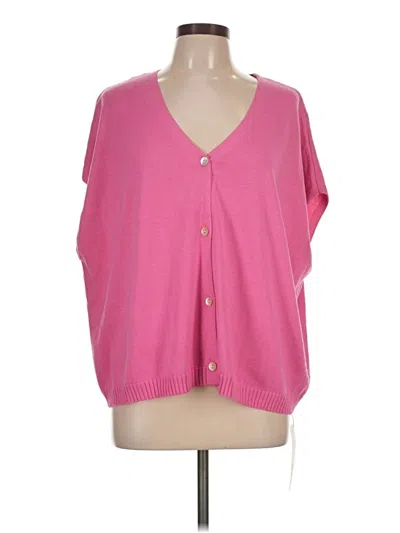 Assorted Brands Cardigan Sweater In Pink