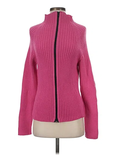 Pre-owned Assorted Brands Cardigan Sweater In Pink