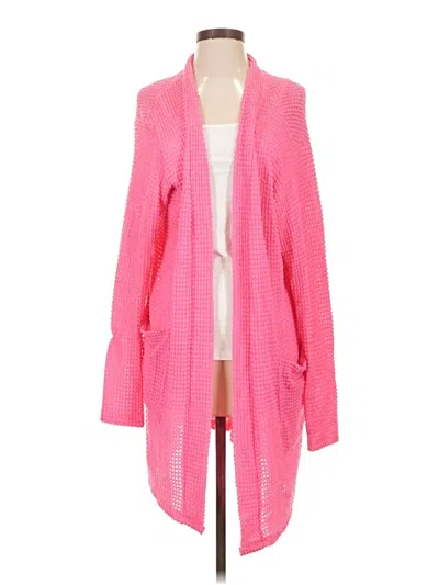 Pre-owned Assorted Brands Cardigan Sweater In Pink
