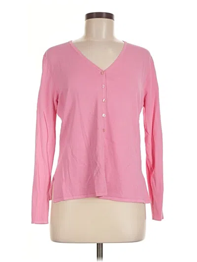 Pre-owned Assorted Brands Cardigan Sweater In Pink