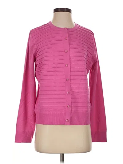 Pre-owned Assorted Brands Cardigan Sweater In Pink
