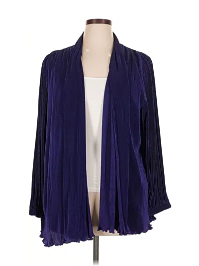 Pre-owned Assorted Brands Cardigan Sweater In Purple