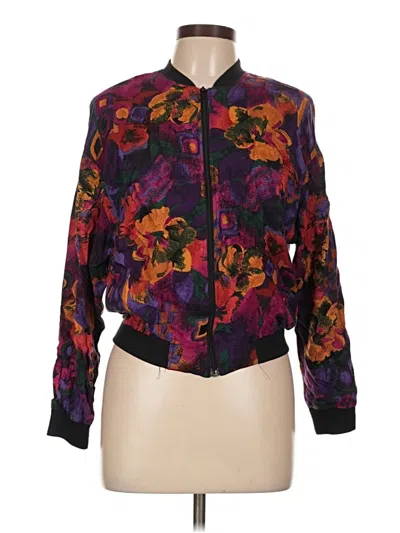 Pre-owned Assorted Brands Cardigan Sweater In Purple