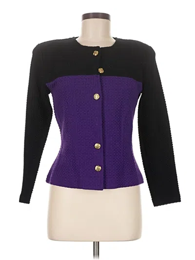 Pre-owned Assorted Brands Cardigan Sweater In Purple