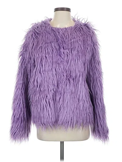 Pre-owned Assorted Brands Cardigan Sweater In Purple