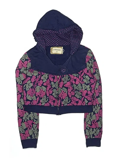 Pre-owned Assorted Brands Kids' Cardigan Sweater In Purple