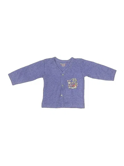 Pre-owned Assorted Brands Kids' Cardigan Sweater In Purple