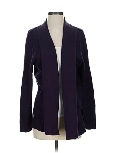 Pre-owned Assorted Brands Cardigan Sweater In Purple