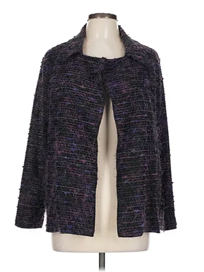 Pre-owned Assorted Brands Cardigan Sweater In Purple