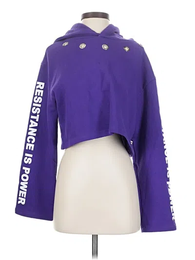 Pre-owned Assorted Brands Cardigan Sweater In Purple