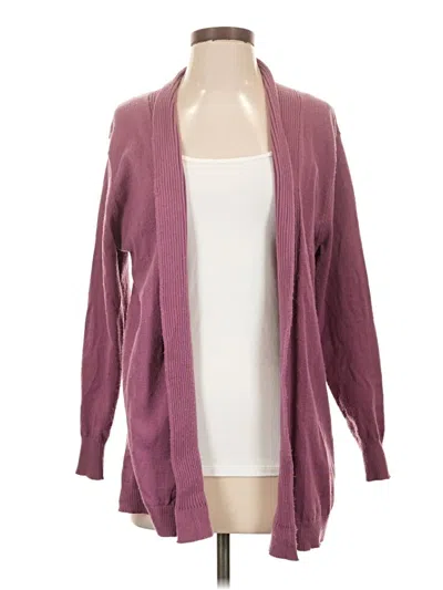 Pre-owned Assorted Brands Cardigan Sweater In Purple