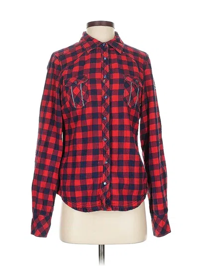 Pre-owned Assorted Brands Cardigan Sweater In Red