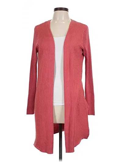 Pre-owned Assorted Brands Cardigan Sweater In Red