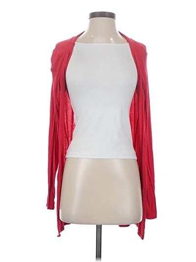 Pre-owned Assorted Brands Cardigan Sweater In Red