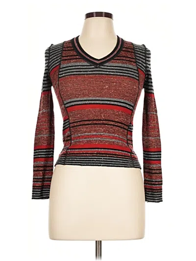 Pre-owned Assorted Brands Cardigan Sweater In Red